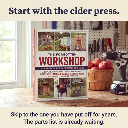 The Forgotten Workshop: start with the cider press