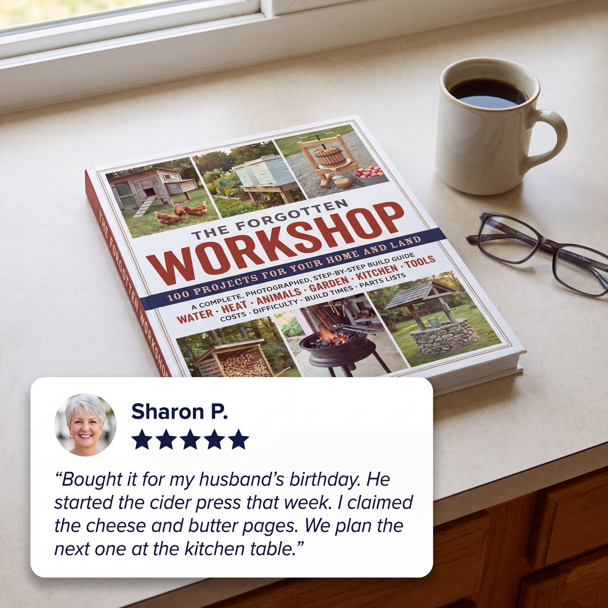 The Forgotten Workshop on a kitchen counter